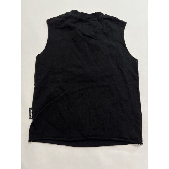 Nununu Watch Out Sleeveless Shirt in Black - Picture 4 of 5
